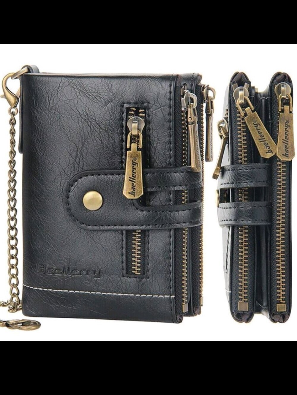 Men's Wallet with Chain - Picture 2 of 7